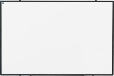 Smit Visual Softline whiteboard, emaille, magnetisch, zwart profiel, 90 x 60 cm