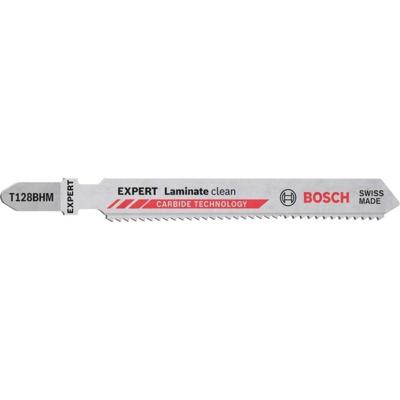 Bosch Accessories 2608901707 Expert Laminate Clean T 128 BHM bladen 2 stuk(s) Bosch Accessories 2608901707 Expert Laminate Clean T 128 BHM bladen 2 stuk(s)