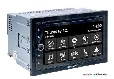 Blaupunkt Copenhagen 700 NAV Truck Autoradio met scherm DAB+ tuner, Bluetooth handsfree, Aansluiting voor achteruitrijcamera, Aansluiting voor stuurbediening,