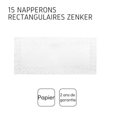 Zenker taartranden wit 15 stuks
