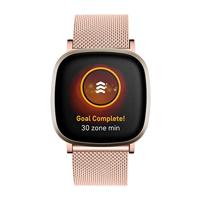 Fitbit Versa 3/4 & Sense 1/2 - Milanese bandje met klemsluiting - Champagne goud - thumbnail