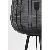 Light & Living Vloerlamp 'Adeta', mat zwart, 135cm hoog - thumbnail