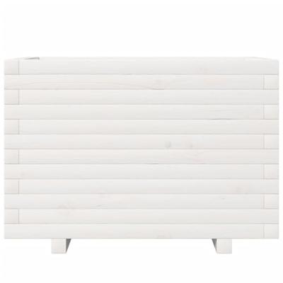 Plantenbak 70x40x49,5 cm massief grenenhout wit Plantenbak 70x40x49,5 cm massief grenenhout wit