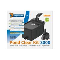 Pondclear Kit 3000 vijver SuperfishPondcl.kit 3000 -uvc 5w- pomp 1000l SuperFish - Superfish - thumbnail