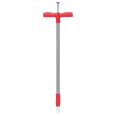 VidaXL Onkruidsteker 93,5 cm gepoedercoat staal rood en grijs