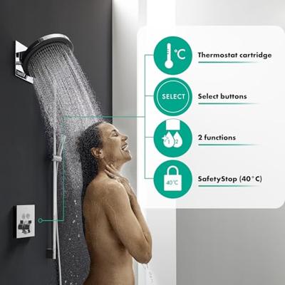 Thermostaat Afbouwdeel ShowerSelect HansGrohe Voor 2 Functies Chroom