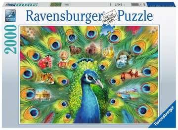 Ravensburger puzzel Land of the Peacock 2000 stukjes