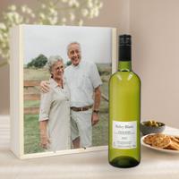Wijnpakket in bedrukte kist - Belvy - Wit, rood en rosé - thumbnail