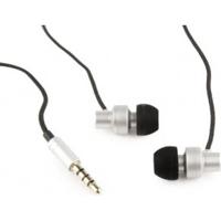 In-Ear oordopjes 'Paris' zilver met microfoon - thumbnail