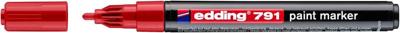 Paintmarker edding 791 alcoholbasis 1-2mm rood | 10 stuks
