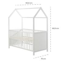 roba Kinderbed 70 x 140 cm (Wit, 70x140) - thumbnail