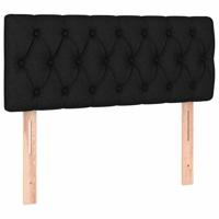 Hoofdbord 90x7x78/88 cm stof zwart - thumbnail