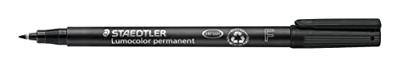 Staedtler Lumocoler 318, OHP-marker, permanent, 0,6 mm, etui van 8 stuks in geassorteerde kleuren