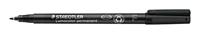 Staedtler Lumocoler 318, OHP-marker, permanent, 0,6 mm, etui van 8 stuks in geassorteerde kleuren - thumbnail
