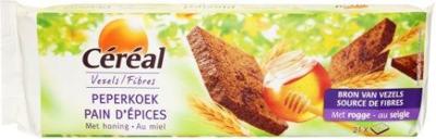 Cereal Peperkoek met honing 300 Gram Cereal Peperkoek met honing 300 Gram