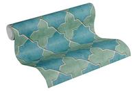 Livingwalls New Walls blauw behang | 374214 - thumbnail