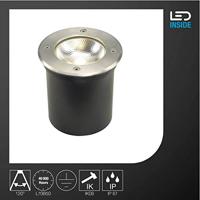 SLV 227600 Vloerinbouwlamp LED 9.8 W RVS - thumbnail