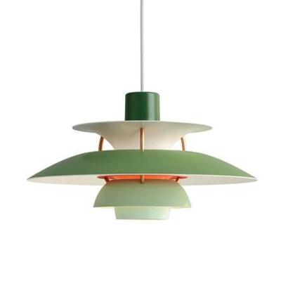 Louis Poulsen PH 5 Mini Hanglamp - Groen Louis Poulsen PH 5 Mini Hanglamp - Groen