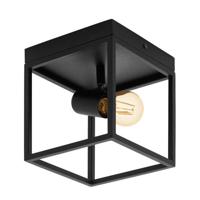 Eglo Zwarte plafondlampSilentina 1-lichts - 98331 - thumbnail
