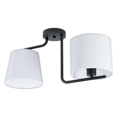 EGLO plafondlamp 2-lichts Marojales 1 - zwart - Leen Bakker