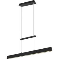 LED Hanglamp - Trion Parola Up and Down - 31W - Warm Wit 3000K - Dimbaar - Rechthoek - Mat Zwart - Aluminium - thumbnail
