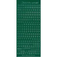 Nellie's Choice • stickers alphabet dark green 10pieces - thumbnail