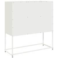 Dressoir 100,5x39x107 cm koudgewalst staal wit - thumbnail