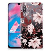 Smartphone hoesje Samsung Galaxy M30 Watercolor Flowers - thumbnail