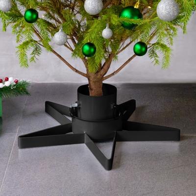 VidaXL Kerstboomstandaard 47x47x13,5 cm zwart VidaXL Kerstboomstandaard 47x47x13,5 cm zwart