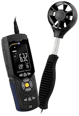 PCE Instruments Windmeter 0.3 tot 45 m/s Met temperatuurmeting PCE Instruments Windmeter 0.3 tot 45 m/s Met temperatuurmeting