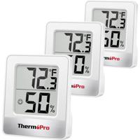 ThermPro TP49W-3 TP49W-3 Thermo- en hygrometer Wit - thumbnail