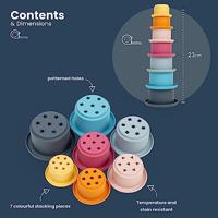 BigJigs Stapelbare bekers - vanaf 12mnd - thumbnail