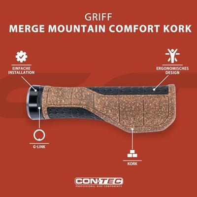 CONTEC handvat "merge mountain comfort kork" ct grips merge mountain comfort cork, 140mm