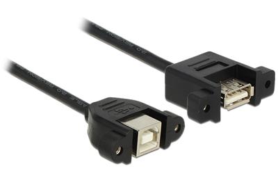 USB A naar USB B inbouw printerkabel