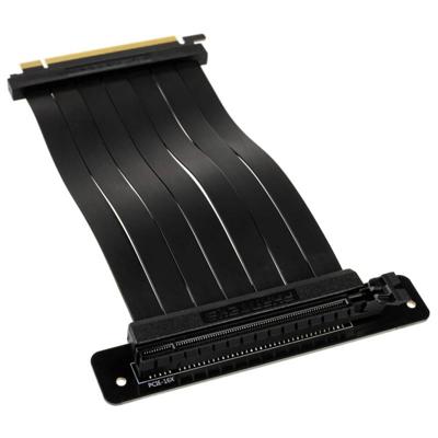 Phanteks PCIe Riser-kabel PCIe x16 stekker, PCIe x16 bus 0.22 m Zwart Bus 90° haaks PH-CBRS_PR22