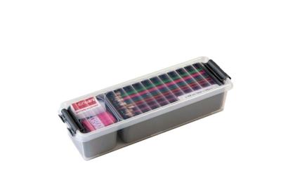 Sunware Q-line mixed box 0,9 liter met metaal baskets 1x 0,15 liter + 1x 0,65 liter transp/metaal Sunware Q-line mixed box 0,9 liter met metaal baskets 1x 0,15 liter + 1x 0,65 liter transp/metaal