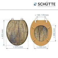 Schutte MDF WC-bril SOLID WOOD
 80024 - thumbnail