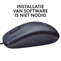 USB-muis Logitech 910-001793 1000 dpi Zwart - thumbnail