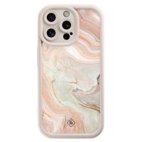 iPhone 15 Pro Max beige case - Marmer waves - thumbnail