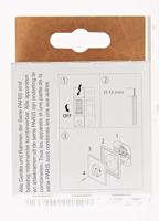 Kopp Paris arctic wit inbouw stopcontact RA met deksel - 4625110 - thumbnail