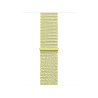 Apple Watch Band - Geweven sportbandje - 40 mm - Neongeel - Eén maat voor de meeste polsen