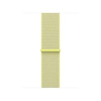 Apple Watch Band - Geweven sportbandje - 40 mm - Neongeel - Eén maat voor de meeste polsen - thumbnail