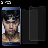 2 stuks voor Huawei Honor V9 0 26 mm 9H oppervlaktehardheid Explosieveilig niet-volledig scherm getemperd glas scherm Film - thumbnail