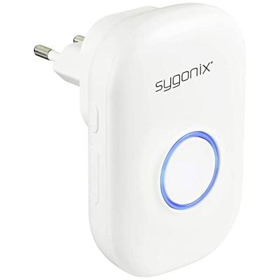 Sygonix SY-5225388 Complete set voor Draadloze deurbel Batterijloos, Met flitslicht