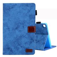 Voor Galaxy tab S5e/T720 Business stijl horizontale Flip lederen draagtas met houder & kaartsleuf & fotolijstjes & slaap/Wake-up functie (blauw) - thumbnail
