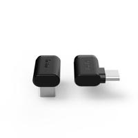 Hama usb-c-hoekadapter 90° usb 3.2 gen2 10 gbit/s 5 a 240 w set van 2 - thumbnail