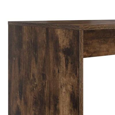 Bureau met plank Gerookt eiken 108 x 55 x 103.5 cm Bewerkt hout