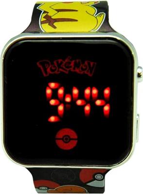 LED Horloge - KIDS LICENSING - POK4322 - Rood - Quartz - LED Display - thumbnail