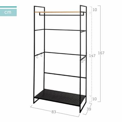 Kast Max Home Staal Melamine spaanderplaat 83 x 167 x 39 cm