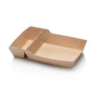 Snackbak Kraft A14 +1/A20 125x95x33mm 100 stuks - thumbnail